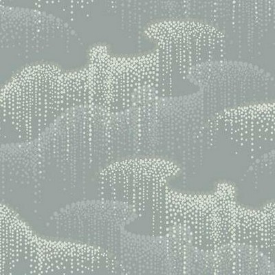 York Wallcovering Moonlight Pearls Wallpaper Gray