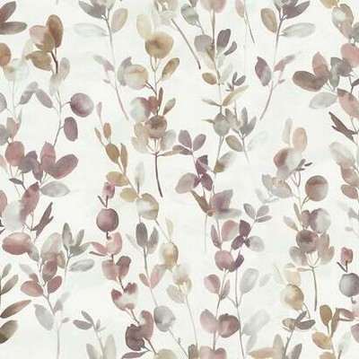 York Wallcovering Joyful Eucalyptus Wallpaper Purple