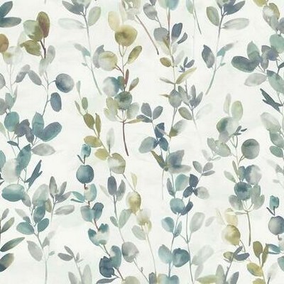 York Wallcovering Joyful Eucalyptus Wallpaper Turquoise