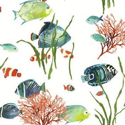 York Wallcovering Tropical Reef Peel and Stick Wallpaper Primary