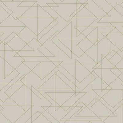 York Wallcovering Triangulation Peel and Stick Wallpaper Off White