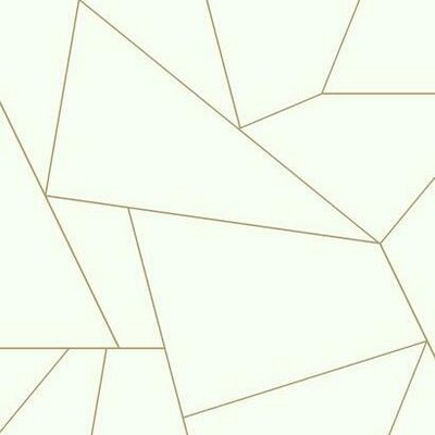 York Wallcovering Fractured Prism Peel and Stick Wallpaper Gold
