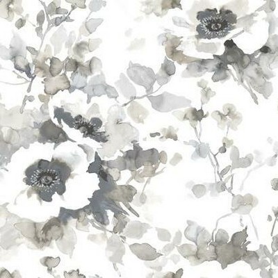 York Wallcovering Garden Anemone Peel and Stick Wallpaper Neutral