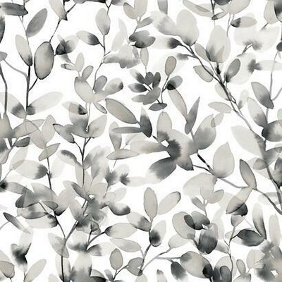 York Wallcovering Botany Vines Peel and Stick Wallpaper Grey