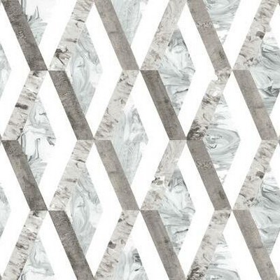 York Wallcovering Statuary Diamond Inlay Peel and Stick Wallpaper Neutral