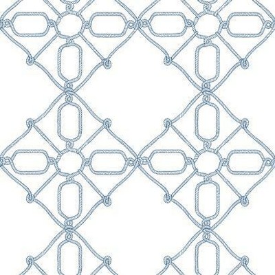 York Wallcovering Seawater Diamond Trellis Peel and Stick Wallpaper Navy/White