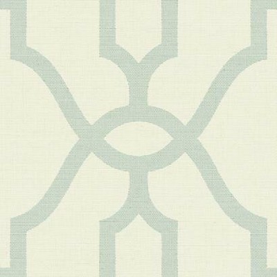 York Wallcovering Magnolia Home Woven Trellis Peel and Stick Wallpaper Beige/Blue