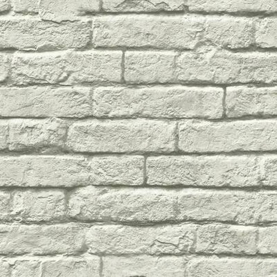 York Wallcovering Magnolia Home Brick-And-Mortar Peel and Stick Wallpaper Gray