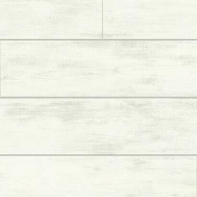 York Wallcovering Magnolia Home Shiplap Peel and Stick Wallpaper White