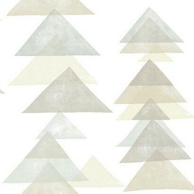 York Wallcovering Triangles Peel and Stick Wallpaper Neutral