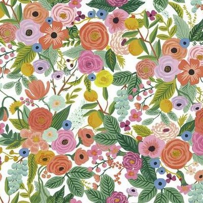 York Wallcovering Garden Party Peel and Stick Wallpaper Rose