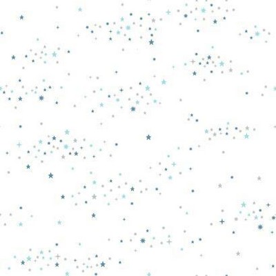 York Wallcovering Starlight, Star Bright Peel and Stick Wallpaper Blue/Gray