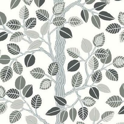 York Wallcovering Forest Leaves Peel and Stick Wallpaper Neutral