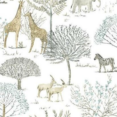 York Wallcovering On The Savanna Peel and Stick Wallpaper Neutral