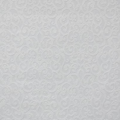 York Wallcovering Flared Scroll Paintable Wallpaper White/Off Whites