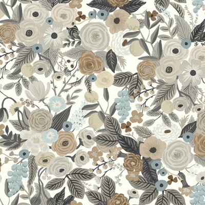 York Wallcovering Garden Party Wallpaper Brown/Beige