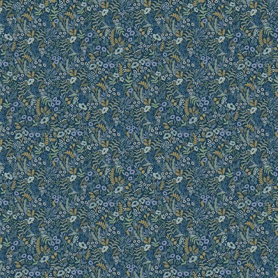 York Wallcovering Tapestry Wallpaper Indigo