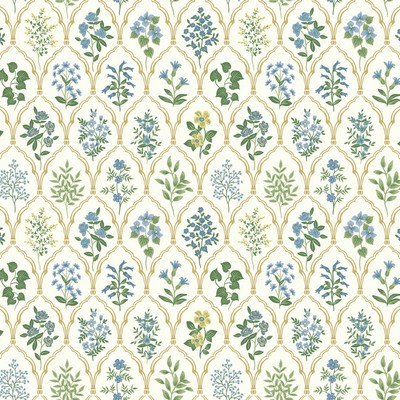 York Wallcovering Hawthorne Wallpaper Blue/Green