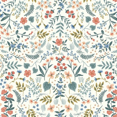 York Wallcovering Wildwood Wallpaper Beige/Coral