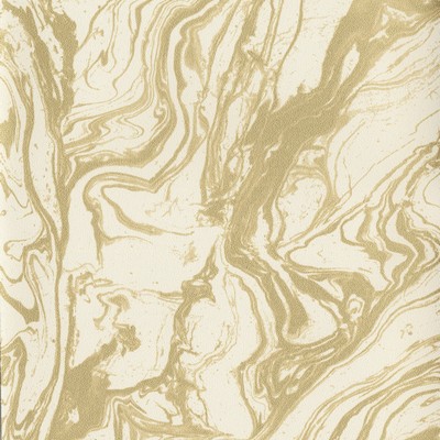 York Wallcovering Modern Marble Wallpaper cream, metallic gold