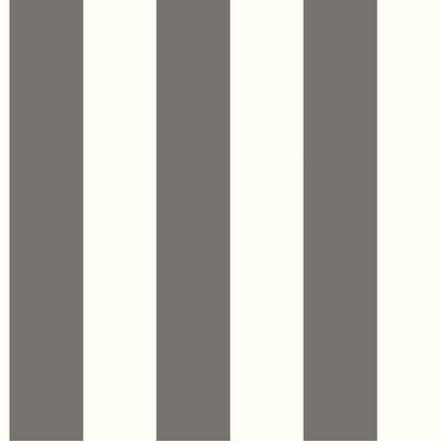 York Wallcovering 3In STRIPE                      cream, dark grey
