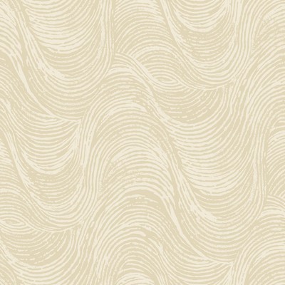 York Wallcovering Great Wave Wallpaper - Beige Beiges