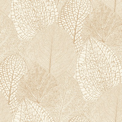 York Wallcovering Seasons Wallpaper - Gold/White Beiges