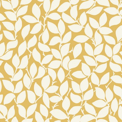 York Wallcovering Leaf and Vine Wallpaper - Citrine Yellows