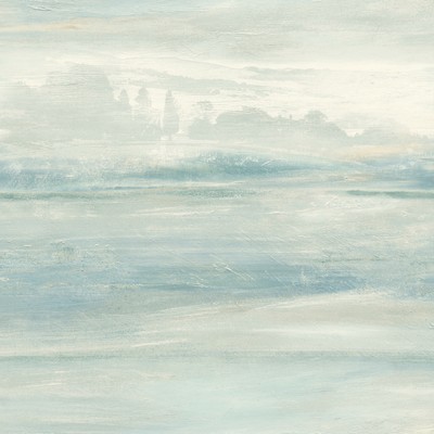 York Wallcovering Soothing Mists Scenic Wallpaper Blue
