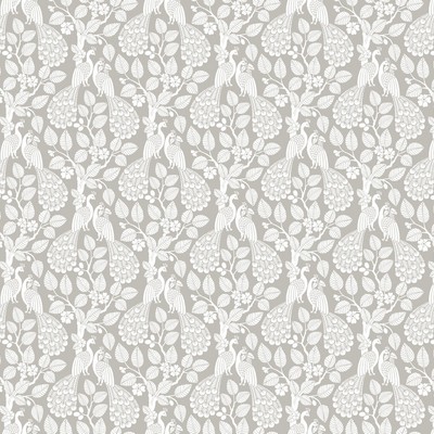 York Wallcovering Plumage Wallpaper Gray