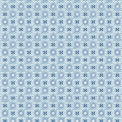 York Wallcovering Zellige Tile Wallpaper Blue