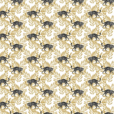 York Wallcovering On The Prowl Wallpaper Gold