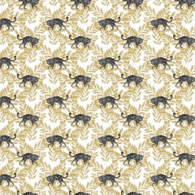 York Wallcovering On The Prowl Wallpaper Gold
