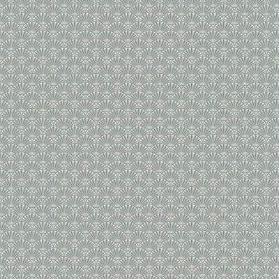 York Wallcovering Fan Dance Wallpaper Green