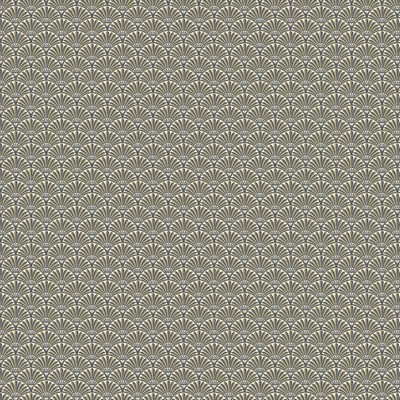 York Wallcovering Fan Dance Wallpaper Gold/Black