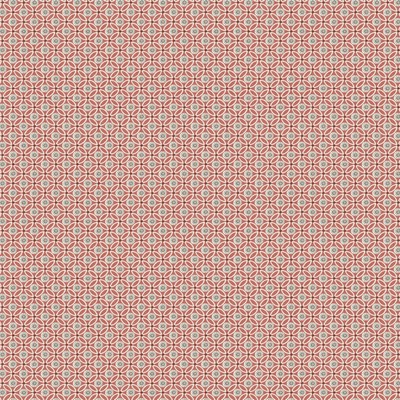 York Wallcovering Circle Mosaic Wallpaper Red