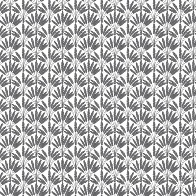 York Wallcovering Frond Fan Wallpaper Gray