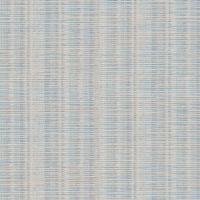 York Wallcovering Broken Boucle Stripe Wallpaper Putty/Blue Mix
