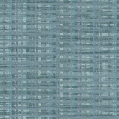 York Wallcovering Broken Boucle Stripe Wallpaper Blue