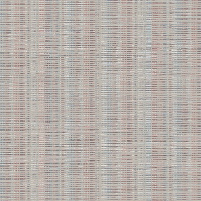York Wallcovering Broken Boucle Stripe Wallpaper Beige/Red/Blue