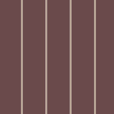 York Wallcovering Social Club Stripe Wallpaper Burgundy
