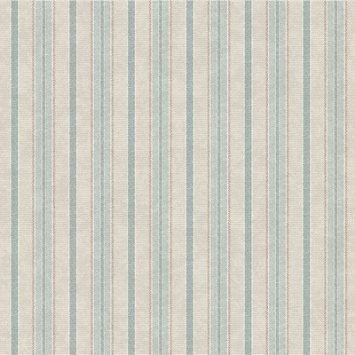 York Wallcovering Shirting Stripe Wallpaper Green/Beige