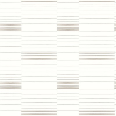 York Wallcovering Dashing Stripe Wallpaper Beige/White