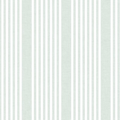 York Wallcovering French Linen Stripe Wallpaper Green