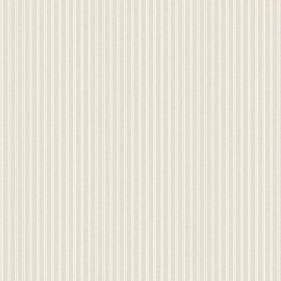 York Wallcovering New Ticking Stripe Wallpaper Cream