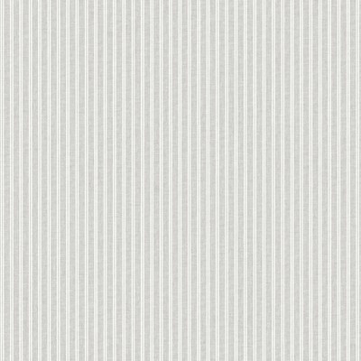 York Wallcovering New Ticking Stripe Wallpaper Gray