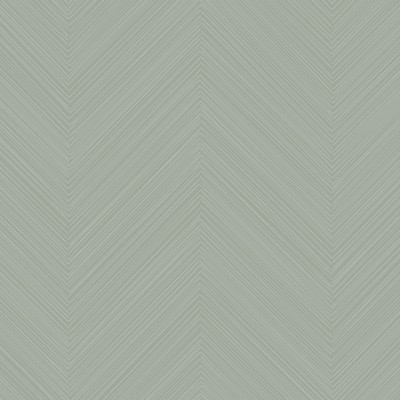 York Wallcovering Swept Chevron Wallpaper Green
