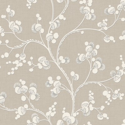 York Wallcovering Dahlia Trail Wallpaper Off White
