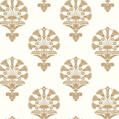 York Wallcovering Luxor Wallpaper Metallic Gold