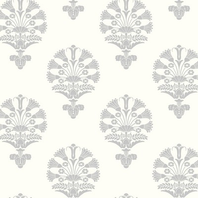 York Wallcovering Luxor Wallpaper Gray